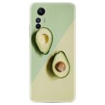 Kılıfland Xiaomi Redmi Note 12S ile Uyumlu Kılıf, Silikon, Avokado Desenli, Yeşil