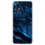 Kılıfland Xiaomi Redmi Note 12S ile Uyumlu Kılıf, Silikon, Blue Marble Desenli, Mavi
