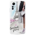 Kılıfland Xiaomi Redmi Note 12S ile Uyumlu Kılıf, Silikon, Bonjour Paris Desenli, Renkli