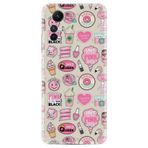 Kılıfland Xiaomi Redmi Note 12S ile Uyumlu Kılıf, Silikon, Desenli Baskılı, Donut Flamingo, Pembe