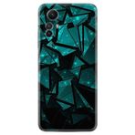 Kılıfland Xiaomi Redmi Note 12S ile Uyumlu Kılıf, Silikon, Desenli Baskılı, Green Prizmas, Yeşil