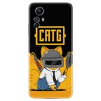 Kılıfland Xiaomi Redmi Note 12S ile Uyumlu Silikon Kılıf, Desen Özel Seri Cat G, Sarı-Siyah