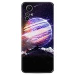 Kılıfland Xiaomi Redmi Note 12S ile Uyumlu Silikon Kılıf, Desen Özel Seri Super Planet, Renkli