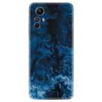 Kılıfland Xiaomi Redmi Note 12S ile Uyumlu Silikon Kılıf, Mavi Zigzag Desen
