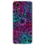 Kılıfland Xiaomi Redmi Note 12S ile Uyumlu Silikon Kılıf, Renkli Mandala Desen, Çok Renkli