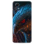 Kılıfland Xiaomi Redmi Note 12S ile Uyumlu Silikon Kılıf, Şahin Desen, Renk279