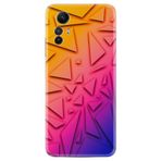 Kılıfland Xiaomi Redmi Note 12S ile Uyumlu Silikon Kılıf, Üçgen Desen, Renk158
