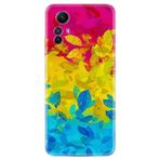 Kılıfland Xiaomi Redmi Note 12S ile Uyumlu Silikon Kılıf, Yapraklar Deseni, Renkli