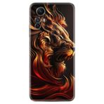 Kılıfland Xiaomi Redmi Note 12S Kılıf, Boutique Baskılı, Arslan Desen, Siyah