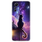 Kılıfland Xiaomi Redmi Note 12S Kılıf, Boutique Baskılı, Damdaki Kedi Tasarımı