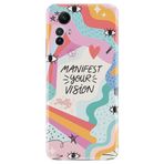 Kılıfland Xiaomi Redmi Note 12S Kılıf, Boutique Baskılı, Manifest Tasarım, Renkli