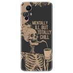 Kılıfland Xiaomi Redmi Note 12S Kılıf, Boutique Baskılı, Mentally Chill Tasarım, Siyah
