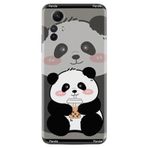 Kılıfland Xiaomi Redmi Note 12S Kılıf, Boutique Baskılı, Milkshake Panda Desenli