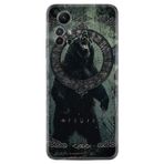 Kılıfland Xiaomi Redmi Note 12S Kılıf, Boutique Baskılı, Power Bear Desenli, Yeşil
