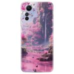 Kılıfland Xiaomi Redmi Note 12S Kılıf, Boutique Baskılı Şelale Desenli, Renk33