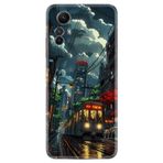 Kılıfland Xiaomi Redmi Note 12S Kılıf, Boutique Baskılı, Tren Tasarımı, Renkli