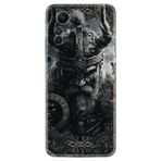 Kılıfland Xiaomi Redmi Note 12S Kılıf, Boutique Baskılı Viking Desenli, Siyah