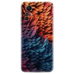 Kılıfland Xiaomi Redmi Note 12S Kılıf, Boutique Baskılı Yapraklar Deseni, Renkli