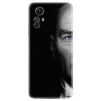 Kılıfland Xiaomi Redmi Note 12S Kılıf, Resimli Desenli Baskılı Silikon, Atatürk Portre, Siyah