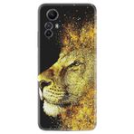 Kılıfland Xiaomi Redmi Note 12S Kılıf, Resimli Desenli Baskılı Silikon, Leon, Sarı