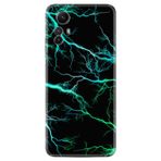 Kılıfland Xiaomi Redmi Note 12S Silikon Kılıf, Green Thunder Desen, UV Baskı