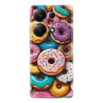 Kılıfland Xiaomi Redmi Note 13 Pro 5G Kılıf, Boutique Baskılı Donut Desenli