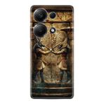 Kılıfland Xiaomi Redmi Note 13 Pro 5G Kılıf, Boutique Baskılı, Mısır Temalı, Renk13