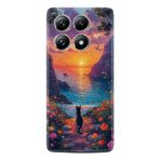 Kılıfland Xiaomi Redmi Note 14 Pro Plus Kılıf, Boutique Baskılı, Manzara Kedi Desenli