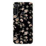Kılıfland Xiaomi Redmi Note 8 ile Uyumlu Kılıf, Boutique Baskılı, Siyah Fon Çiçek Desen