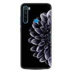 Kılıfland Xiaomi Redmi Note 8 ile Uyumlu Silikon Kılıf, Desen Exclusive Çiçekler, Siyah