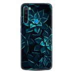 Kılıfland Xiaomi Redmi Note 8 ile Uyumlu Silikon Kılıf, Desen, Exclusive Mistik Çiçekler, Siyah