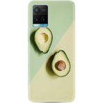 Kılıfland Y21a Telefon Kılıfı, Silikon, Resimli Desenli Baskılı, Avokado, Yeşil