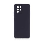 Kilifone - Xiaomi Uyumlu Poco X3 Gt - Kılıf Mat Renkli Esnek Premier Silikon Kapak - Siyah