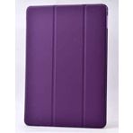 Kilifplus Apple iPad 5 Air ile Uyumlu Tablet Kılıfı Smart Cover Uyku Modlu Standlı Arkası Sert Şeffaf Kapak - Mor