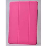 Kilifplus Apple iPad 5 Air ile Uyumlu Tablet Kılıfı Smart Cover Uyku Modlu Standlı Arkası Sert Şeffaf Kapak - Pembe