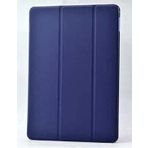 Kilifplus Apple iPad 6 Air 2 ile Uyumlu Tablet Kılıfı Smart Cover Uyku Modlu Standlı Arkası Sert Şeffaf Kapak - Lacivert