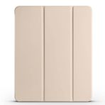 Kilifplus Apple iPad Air 13 2024 ile Uyumlu Tablet Kılıfı, Flip Smart Standlı, Kalem Bölmeli, Akıllı Kapak [Kalem Alanı, Uyku Modlu] 11" inç Kaliteli Silikon - Gold