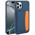 Kilifplus Apple iPhone 11 ile Uyumlu Kılıf Kartlık Bölmeli X-Kart Silikon Kapak, Premium Koruma, Lacivert