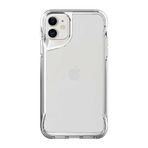 Kilifplus Apple iPhone 11 ile Uyumlu Kılıf Şeffaf TPU Kenarları Esnek Crystal Sert Silikon T-Max Kapak