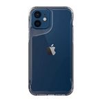 Kilifplus Apple iPhone 12 ile Uyumlu Kılıf Şeffaf TPU Kenarları Esnek Crystal Sert Silikon T-Max Kapak