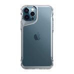 Kilifplus Apple iPhone 12 Pro Max ile Uyumlu Kılıf Şeffaf TPU Kenarları Esnek Crystal Sert Silikon T-Max Kapak