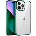 Kilifplus Apple iPhone 14 (6.1) Yeşil Silikon Renkli Esnek Pixel Kapak Kılıf