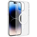Kilifplus Apple iPhone 14 Pro Max ile Uyumlu Kılıf Kamera Korumalı Şeffaf MagSafe Z-London Sert Silikon Kapak