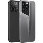 Kilifplus Apple iPhone 15 Pro (6.1) ile Uyumlu Kılıf Ultra İnce Kameralı Korumalı Sert Rubber Procase Kapak, [ Sportif, Şık, Sert, İnce ] - Gri
