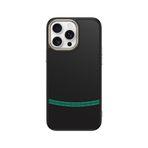 Kilifplus Apple iPhone 15 Pro Max ile Uyumlu Kılıf M-Safe Şarj Özellikli, Karbon Fiber Görünümlü, Antina Serisi Kapak, Tam Uyumlu, Kaliteli, Şık, Siyah-Yeşil