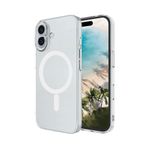 Kilifplus Apple iPhone 16 Plus ile Uyumlu Kılıf Kamera Korumalı Şeffaf MagSafe Z-London Sert Silikon Kapak