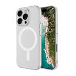 Kilifplus Apple iPhone 16 Pro ile Uyumlu Kılıf Kamera Korumalı Şeffaf MagSafe Z-London Sert Silikon Kapak