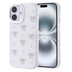 Kilifplus Apple iPhone 16 Pro ile Uyumlu Kılıf Şeffaf Simli Airbag Tasarımlı Kapak, Darbe Emici, Kamera Korumalı, [ Tam Uyumlu, Zarif, Kaliteli ], Fiyonk
