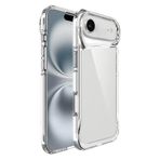 Kilifplus Apple iPhone 17 Air ile Uyumlu Kılıf Şeffaf TPU Kenarları Esnek Crystal Sert Silikon T-Max Kapak