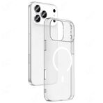 Kilifplus Apple iPhone 17 Pro ile Uyumlu Kılıf Kamera Korumalı Şeffaf MagSafe Z-London Sert Silikon Kapak